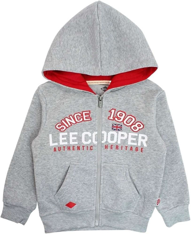 Picture of GLC70418 BOYS LEE COOPER THERMAL FLEECY HOODY ZIP UP JACKET